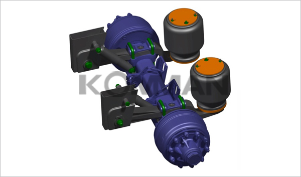 挂车空气悬架平台(半挂车、中置轴车辆运输车)