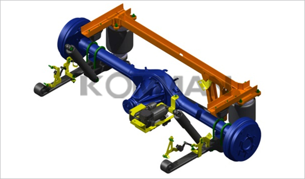 后悬架系统-海格H5C后空气悬架