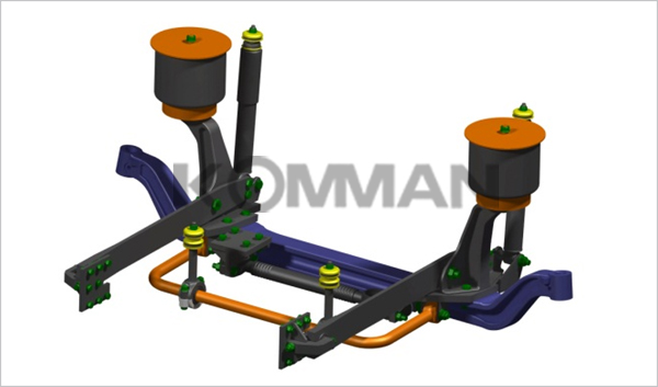 前悬架系统-立板簧结构