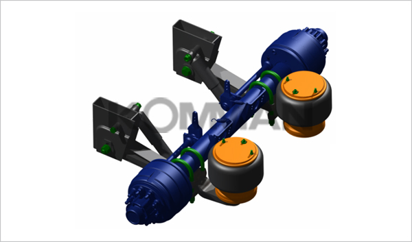 挂车空气悬架平台(半挂车、中置轴车辆运输车)